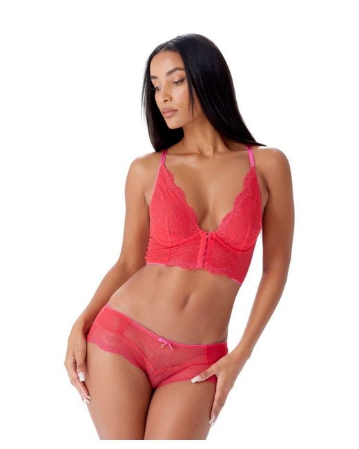 Gossard Red Superboost Lace Deep V Bralet