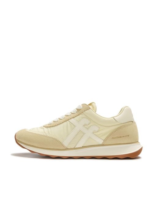 Fitflop Natural X Pantone Retro-Q Suede Rutabag Trainers