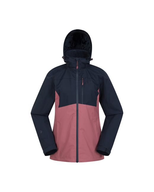 Mountain Warehouse Ladies Rainforest Ii Extreme Colour Block Waterproof Jacket in Blue Lyst UK
