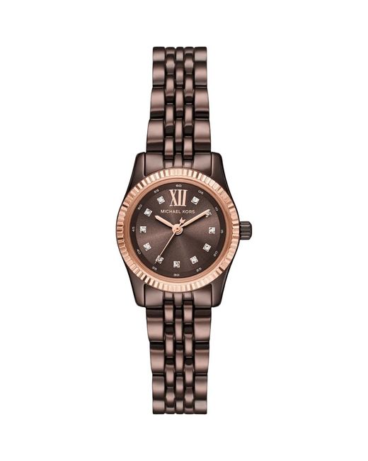 Michael Kors Metallic Lexington Mk4844 Ladies Stainless Steel Watch 26Mm