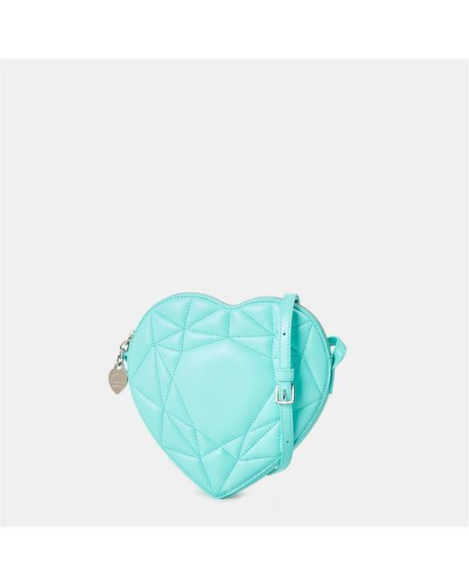 Tiffany & Co Blue Accessories Pad Heart Cross Body With Chain