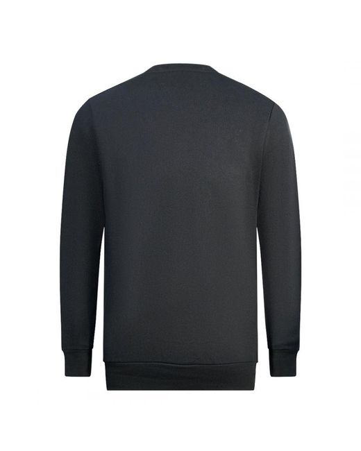 DIESEL Blue S-gir-div-p Pacth Logo Black Sweater for men