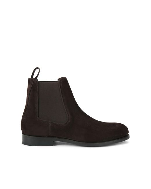 Kurt Geiger Black Suede Sloane Chelsea Boot Gws for men