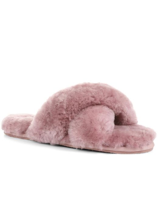 Jones Bootmaker Pink Dory Sheepskin Slippers