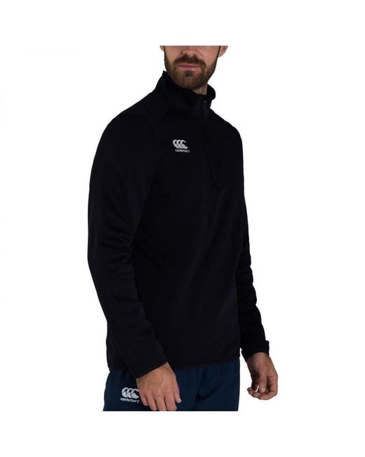 Canterbury Blue Club Zip Neck Track Top for men