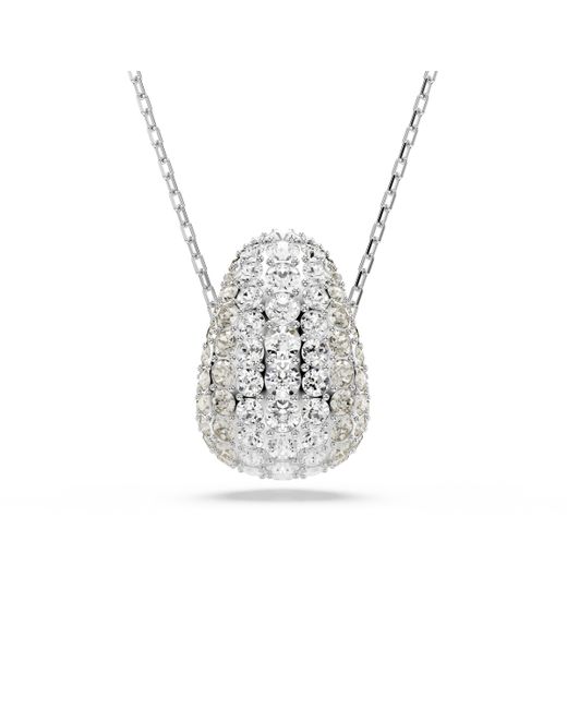 Swarovski White 'Sublima' Base Metal Necklace
