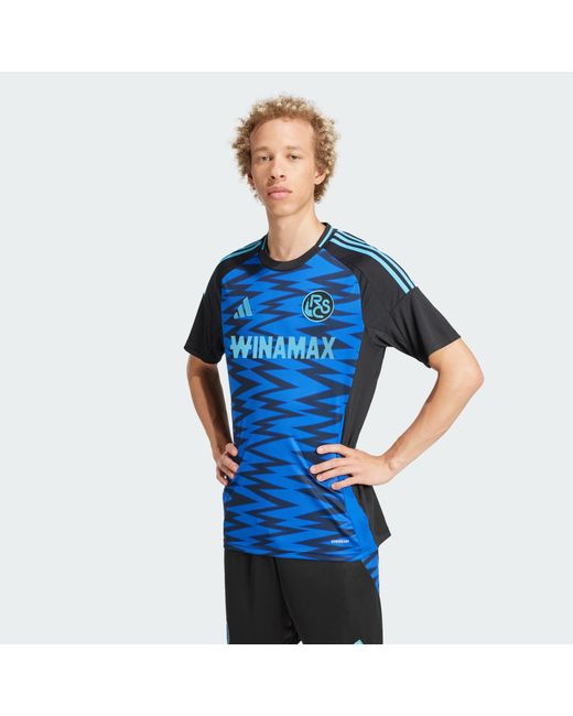 Adidas Blue Rc Strasbourg 24/25 Third Jersey for men