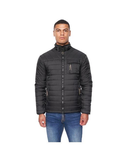Duck and Cover Black Carricore Padded Jacket for men