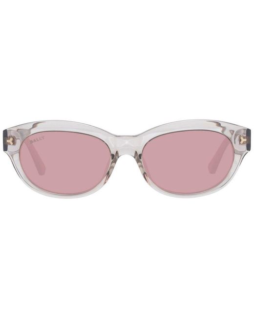 Bally Pink Oval Sunglasses