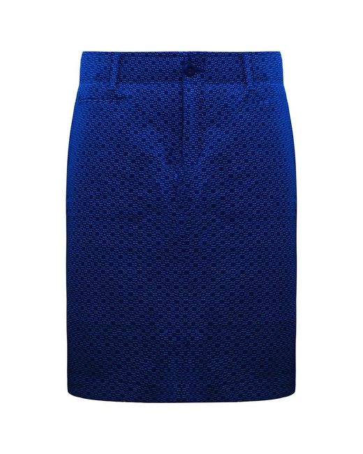 Under Armour Blue Links Woven Golf Skirt Textile