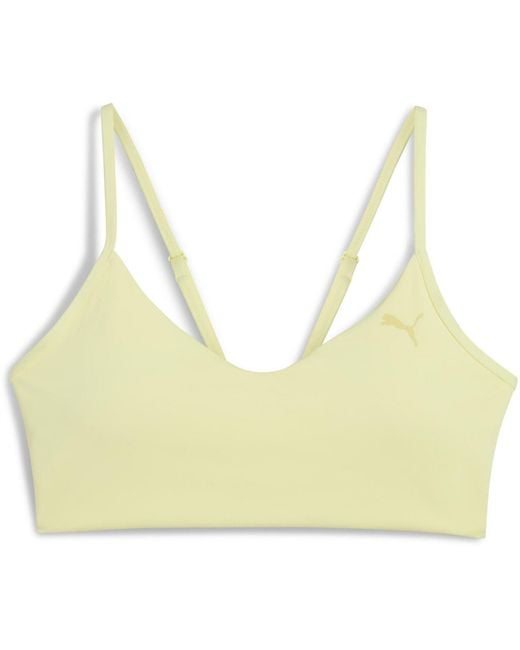 PUMA Yellow Move Non Wired Medium Impact Sports Bra
