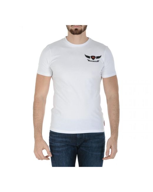 Andrew Charles by Andy Hilfiger White T-Shirt Short Sleeves Round Neck Keita for men