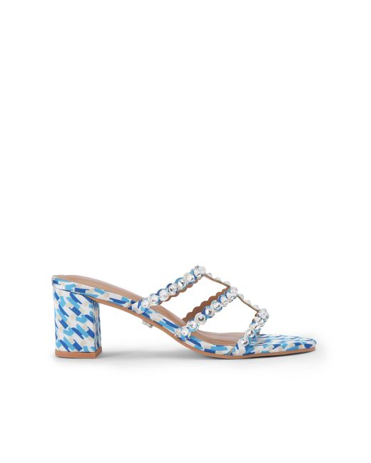 Carvela Kurt Geiger Blue Confetti Block Sandals