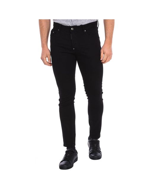 DSquared² Black Long Pants S74Lb1282-S30730 for men