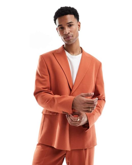 Viggo Tailoring Red Lavoir Suit Jacket for men