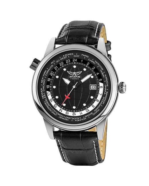 Aviator Metallic Horloge F-Series Avw6975G354 Stainless Steel for men