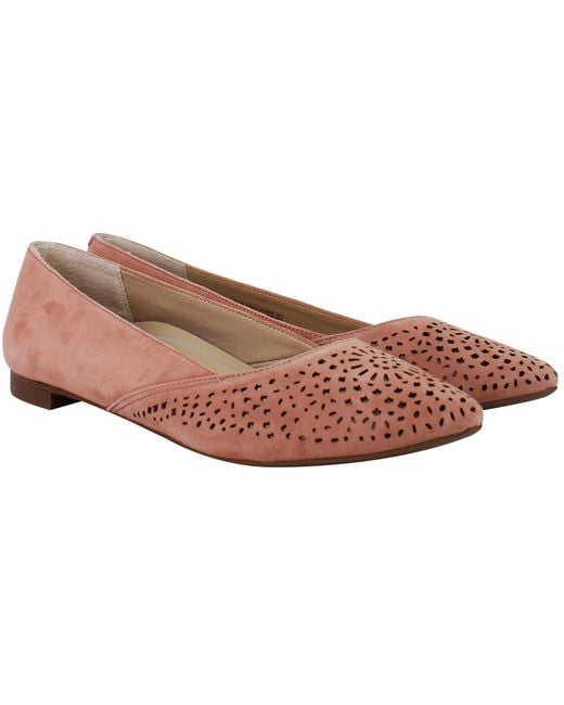 Vionic Brown Carmela Perf Shoes Leather