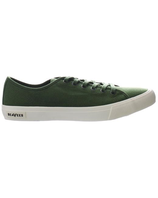 Seavees Green Monterey Sneaker Standard Plimsolls Canvas for men