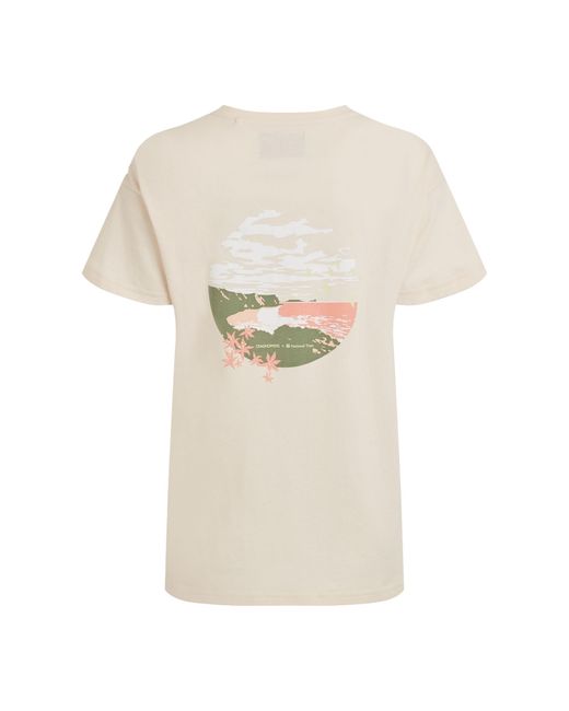 Craghoppers Natural Ladies Bistort National Trust T-Shirt (Sugared Almond)
