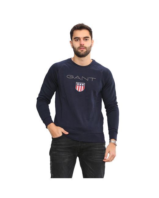 Gant Blue Pullover Sweatshirt for men