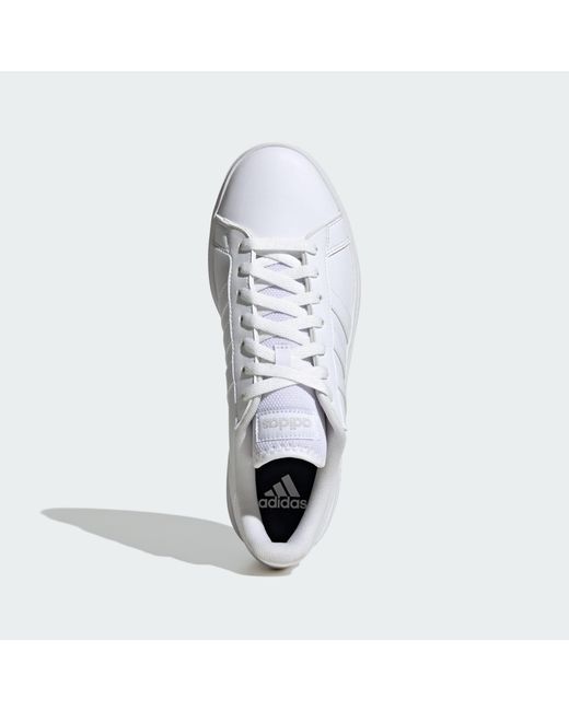 Adidas White Grand Court Td Lifestyle Casual Shoes for men