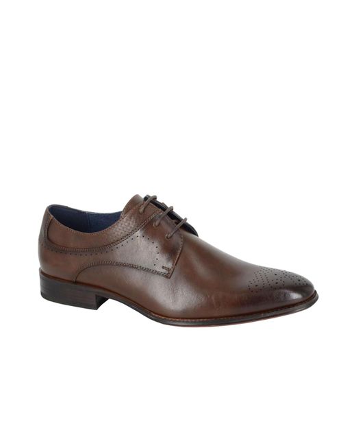 Goor Brown 3 Eye Brogue Gibson Shoes for men