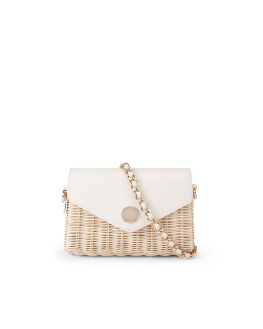 Carvela Kurt Geiger White Mariana Mini Basket Bag