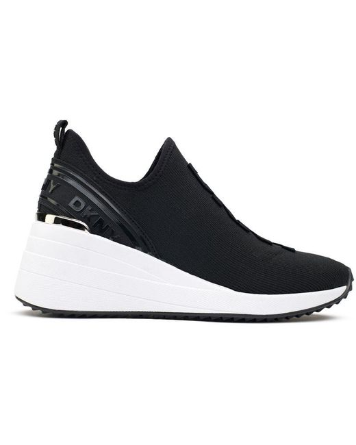 DKNY Blue Keeva Wedge Trainers