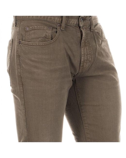 Nautica Gray Long Jeans With Breathable Fabric 5P3906 for men