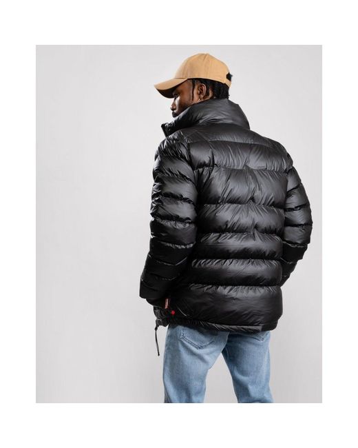 Hunter White Rubberised Puffer Jacket for men