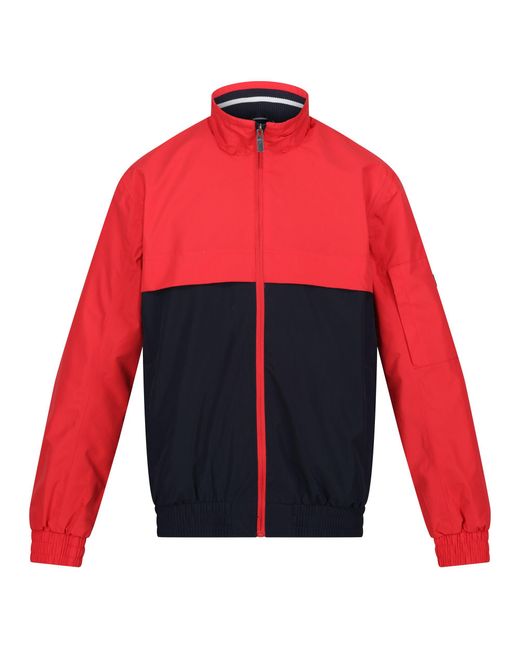 Regatta Red Shorebay Colour Block Waterproof Jacket (Roccoco/) for men