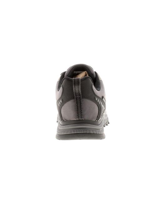 Hi-tec Men's Stinger Waterproof Running Shoes In Charcoal in het Gray voor heren