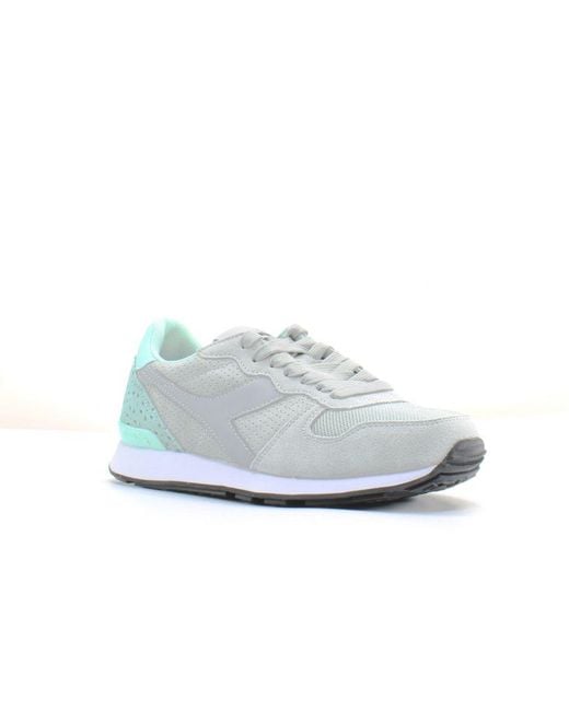 Diadora White Camaro Fancy Trainers Leather