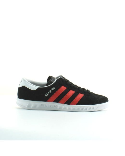 Adidas Black Hamburg Trainers Leather (Archived) for men