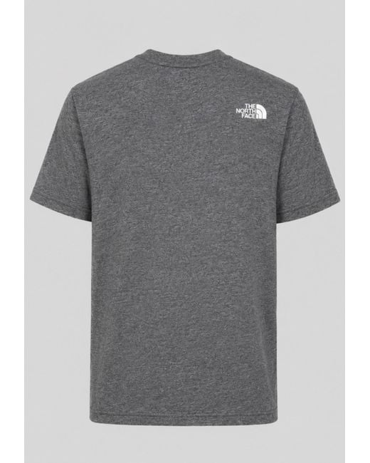 The North Face Gray New Peak T-Shirt for men