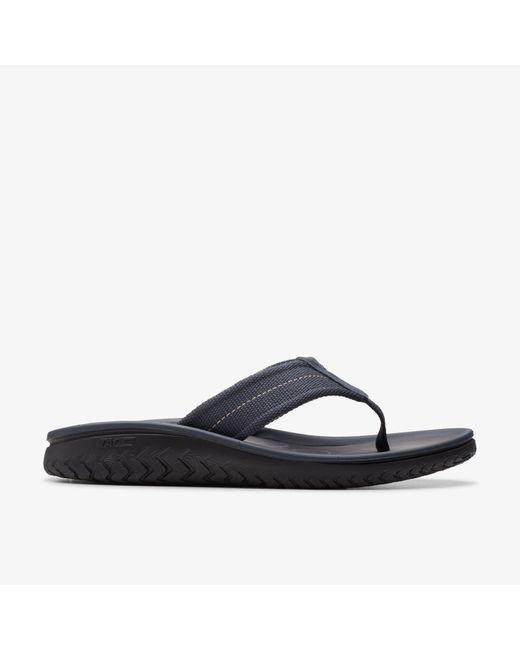 Clarks Blue Wesley Belt Sandals for men