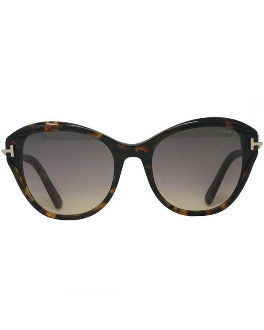 Tom Ford Brown Leigh Ft0850-F 55B Sunglasses