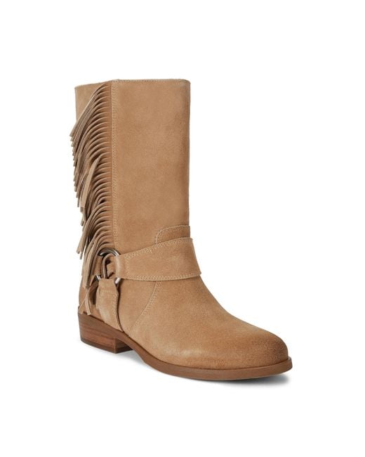 KG by Kurt Geiger Brown Suede Trist Boots