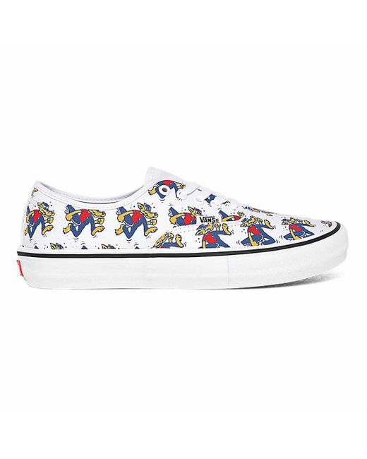 Vans Blue Skate Wolf Authentic Pro Shoes Textile for men
