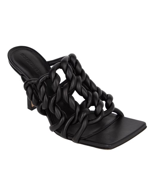 Bottega Veneta Black Stretch Mule