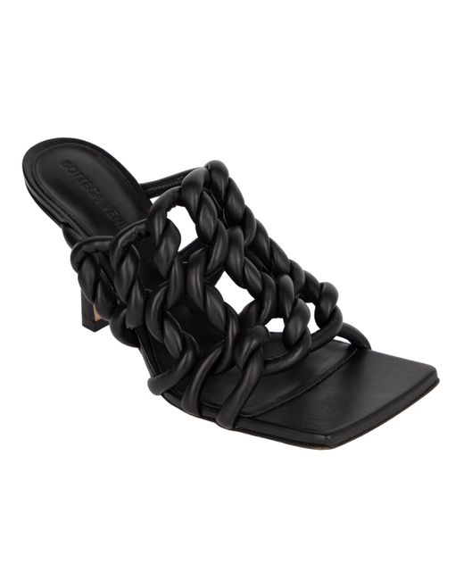 Bottega Veneta Black Stretch Mule