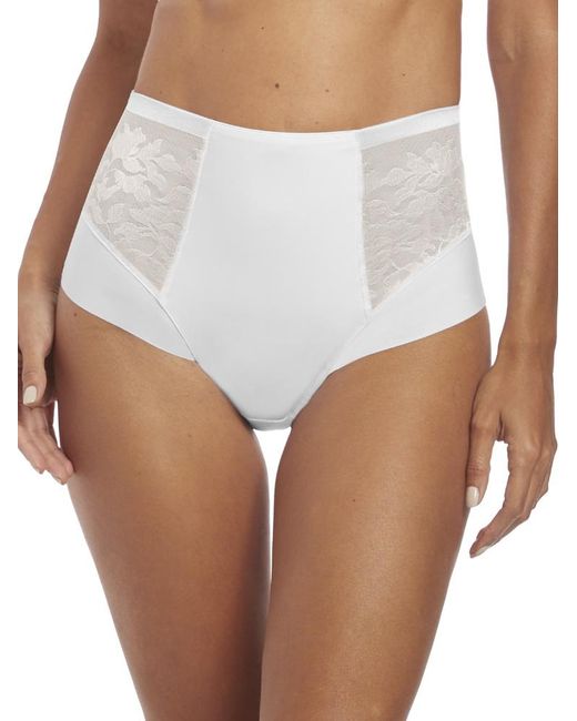 Fantasie White Illusion Brief High Waist Polyamide