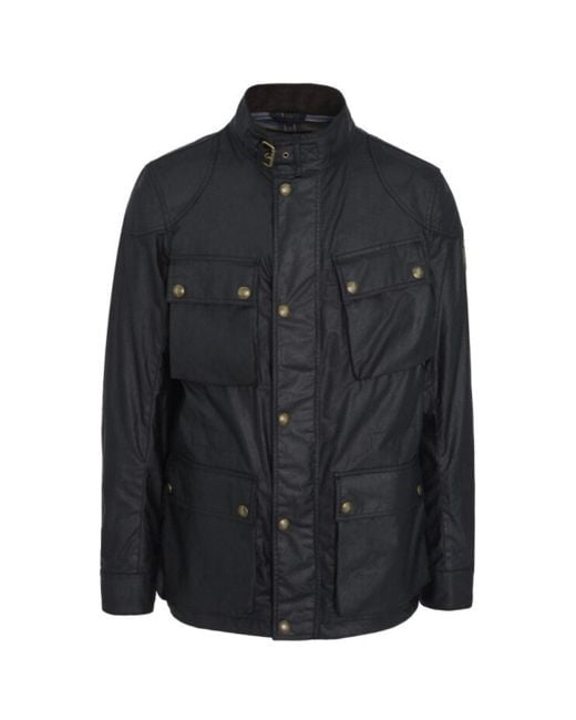 Belstaff Black Fieldmaster 2.0 Waxed Jacket