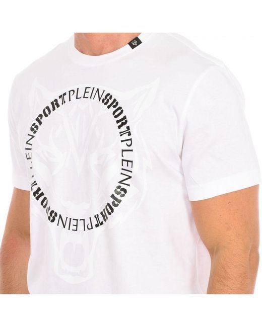 Philipp Plein Tips402 T-shirt Met Korte Mouwen in het White voor heren