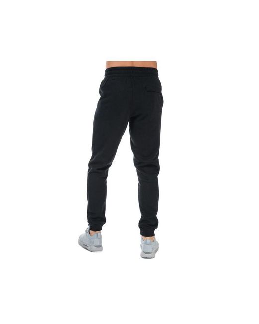Under Armour Ua Rival Fleece Fitted Jog Pants in Black for Men | Lyst UK