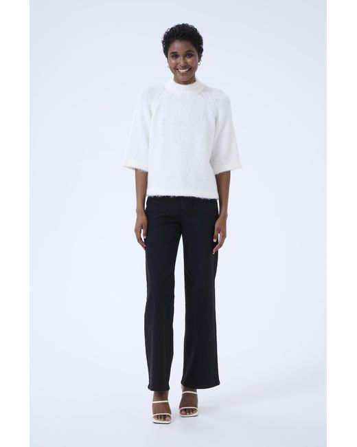 Kaffe Pullover Loose Fit in het White