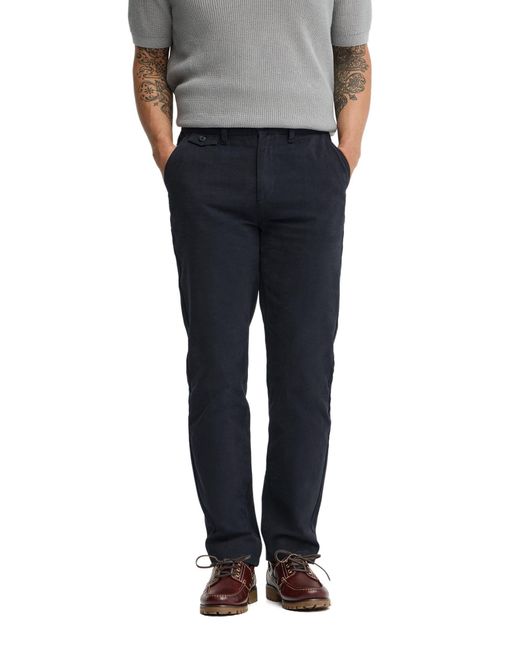 POLO CLUB Black Chino Trousers Regular Fit Trouser33 for men
