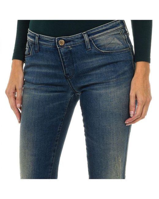 Armani Blue S Long Skinny Fit Style Jeans 6x5j06-5d06z Cotton