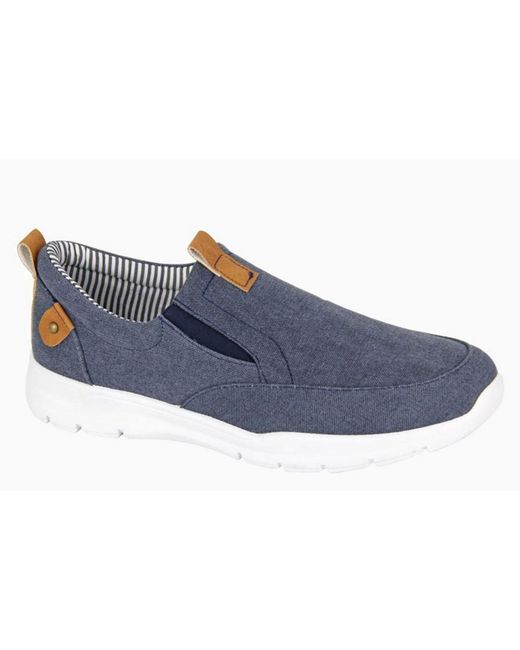 Dek Blue Orbit Slip On for men