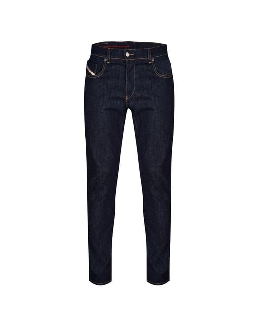 DIESEL Blue Strukt Slim Jeans for men